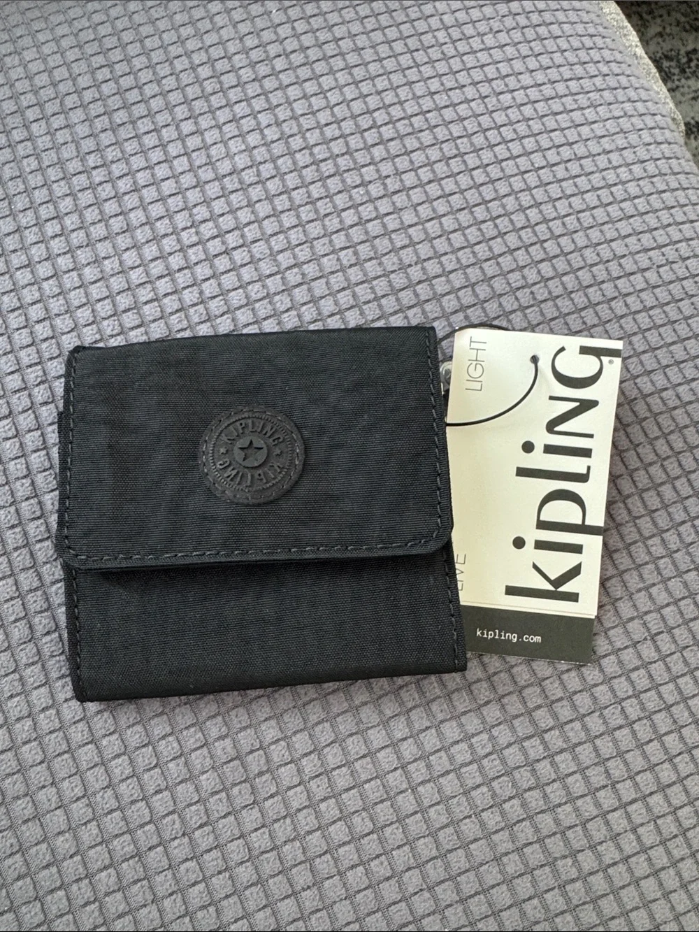 Kipling Cece Black Trifold Wallet